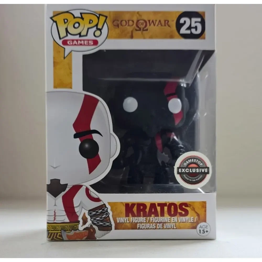 Funko POP! God of War Kratos Black #25 EB Games Exclusive Vinyl Figure - Picture 1 of 7